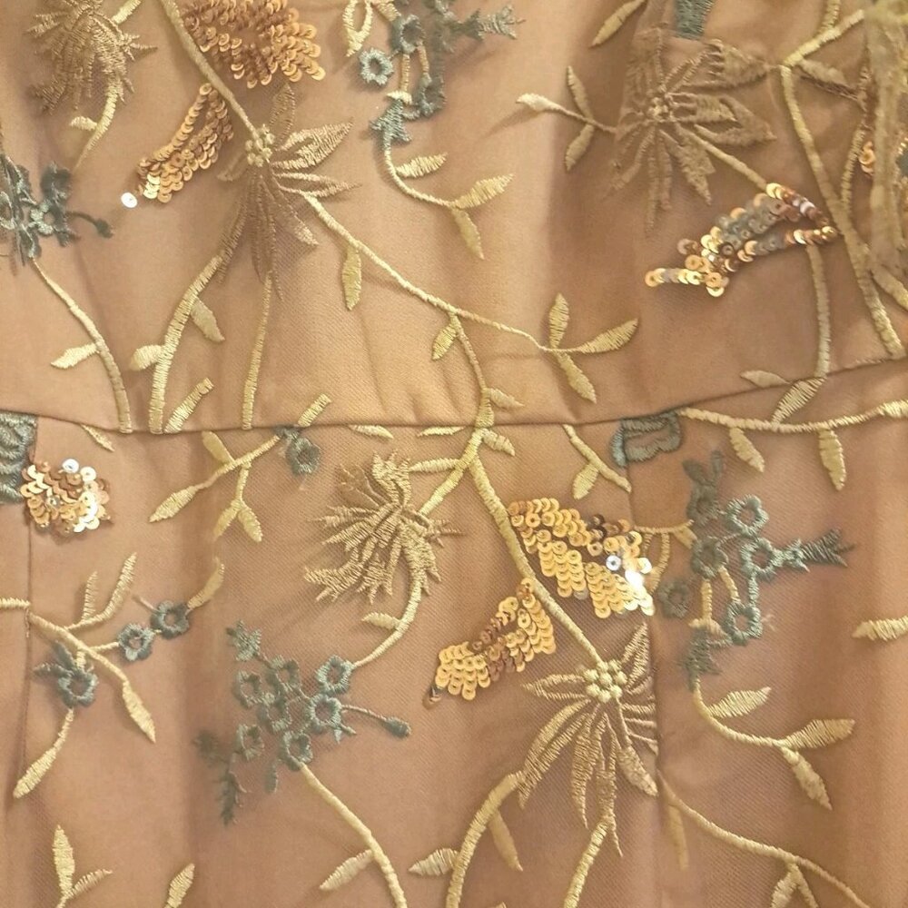 Js Collections Daphne Flutter Sleeve Column Sheat… - image 4